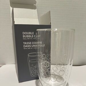 Sipology Double Bubble Cup - comes with a  small bag of tea or matcha